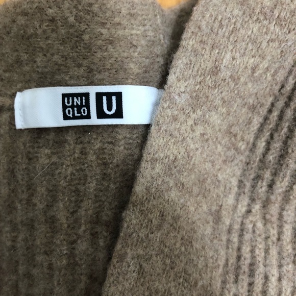 Uniqlo Women's Brown Ribbed Cardigan - Picture 2 of 4